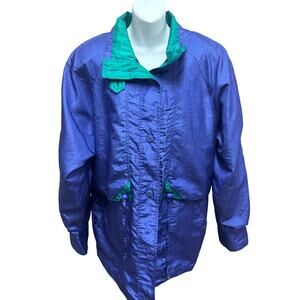 Vintage 80's Mariel Purple Jacket - Women's Size Large